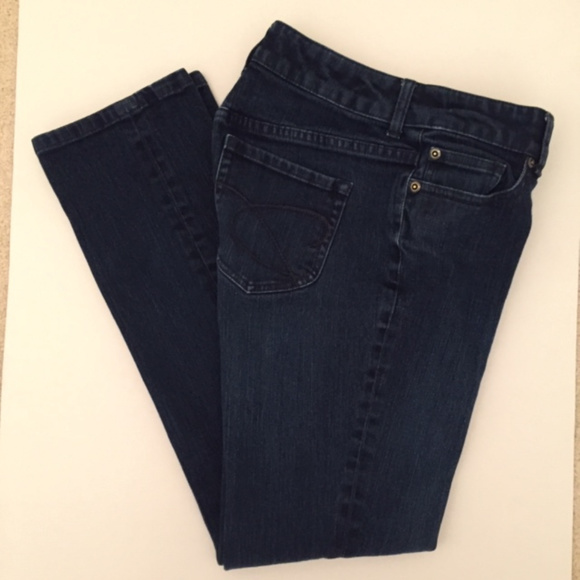Platinum Dark Wash Jeans Ultimate Fit Slim Leg - Picture 1 of 7